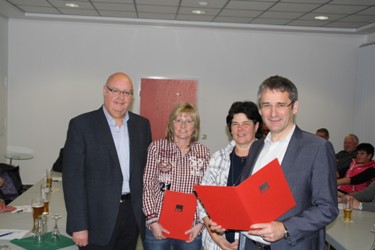 (v.l.n.r. H. Ulrich, D. Fasel-Köth, P. Frensch-Wirtz, H. Hering)